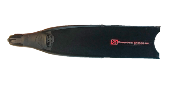 Hammerhead Kaudal Fiberglass fins with footpocket