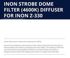 Inon Strobe Dome Filter (4600K)