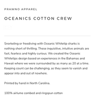 Load image into Gallery viewer, Prawno Oceanics Cotton Crew (Pacific Blue)
