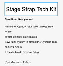 Load image into Gallery viewer, Dive System Stage Strap Tech Kit (Cylinder not Included)
