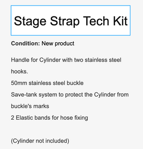 Dive System Stage Strap Tech Kit (Cylinder not Included)